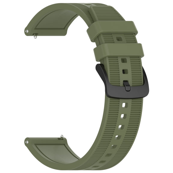 For Huawei Watch Ultimate 22mm Textured Silicone Solid Color Watch Band(Green)