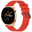 For Honor Watch GS 3 22mm Textured Silicone Solid Color Watch Band(Red) - Watch Bands by PMC TechLife | Online Shopping South Africa | PMC TechLife