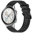 For Honor Watch GS 3i 22mm Textured Silicone Solid Color Watch Band(Black) - Watch Bands by PMC TechLife | Online Shopping South Africa | PMC TechLife