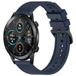 For Honor Magic Watch 2 46mm 22mm Textured Silicone Solid Color Watch Band(Midnight Blue) - free shipping - PMC TechLife - Order now!