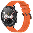 For Honor Watch Dream 22mm Textured Silicone Solid Color Watch Band(Orange) - Watch Bands by PMC TechLife | Online Shopping South Africa | PMC TechLife | Buy Now Pay Later Mobicred
