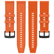 For Honor Watch GS 3 22mm Textured Silicone Solid Color Watch Band(Red)