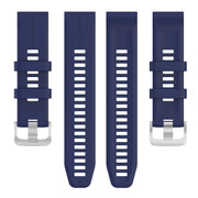 Compatible with Garmin Compatible witherunner 965 22mm Solid Color Silicone Watch Band(Midnight Blue)