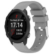 Compatible with Garmin Compatible witherunner 245 20mm Smooth Solid Color Silicone Watch Band(Grey) - free shipping - PMC TechLife - Order now!