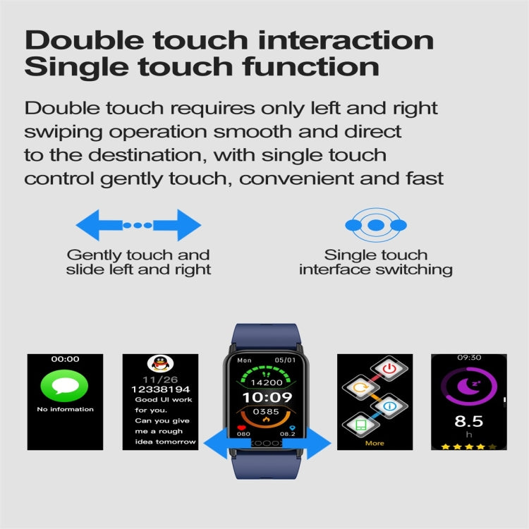 TK72 1.47 inch Color Screen Smart Watch, Support Heart Rate / Blood Pressure / Blood Oxygen / Blood Sugar Monitoring(Beige)