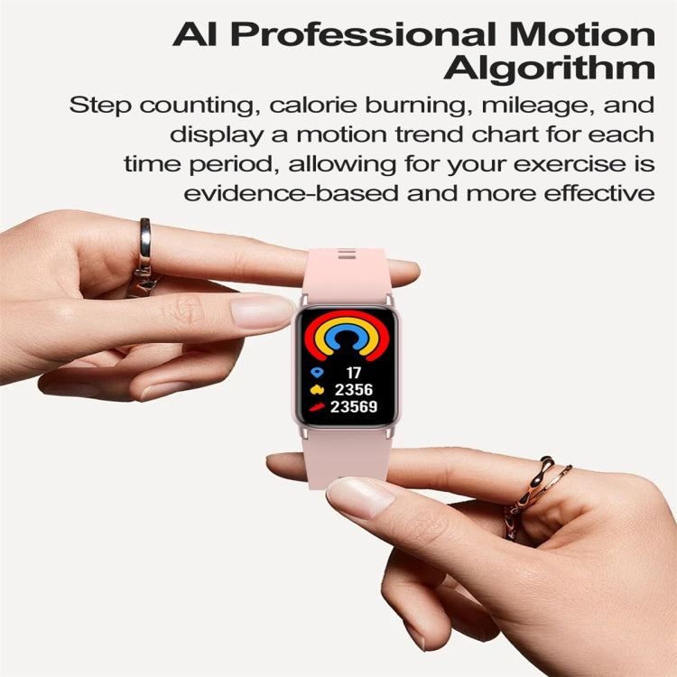 TK72 1.47 inch Color Screen Smart Watch, Support Heart Rate / Blood Pressure / Blood Oxygen / Blood Sugar Monitoring(Beige)