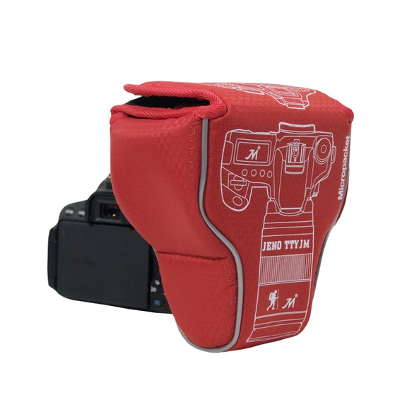 Water-resistant Camera Bag Case Cover for Canon EOS M100 / M50 / M10 / M6 / M5 / M3(Red)