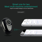 S650 Second Generation Mini Invisible Bluetooth Earphone with Microphone(White)