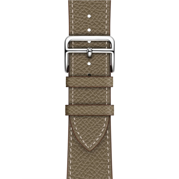 For Apple Watch 3 / 2 / 1 Generation 38mm Universal Leather Cross Band(Gray)