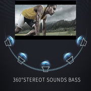 TWS-A1 TWS Bluetooth 5.0 Mini Invisible Sports Music Earphone with Charging Box & Microphone (Black)