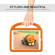For iPad 10.2 Sparrow Style EVA Material Children Shockproof Casing Shell(Orange)