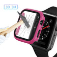 ENKAY Hat-prince Full Coverage PC Case + Tempered Glass Protector for Apple Watch Series 5 / 4 44mm(Rose) - Watch Cases by ENKAY | Online Shopping South Africa | PMC TechLife | Buy Now Pay Later Mobicred