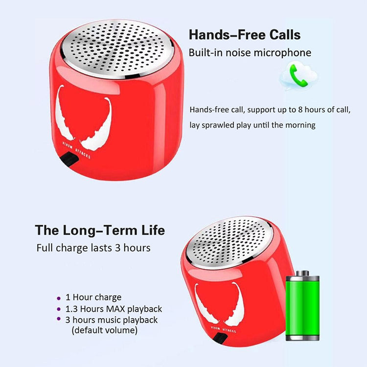 M9 Bluetooth5.0 Subwoofer Portable Speaker Aluminium Alloy Body Music Player(White)
