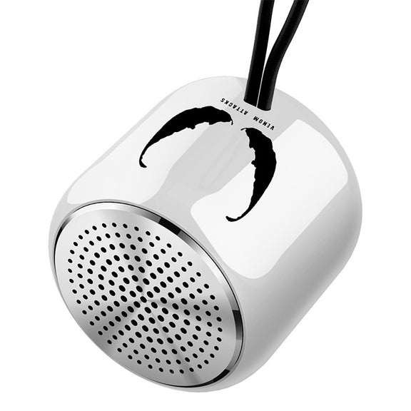 M9 Bluetooth5.0 Subwoofer Portable Speaker Aluminium Alloy Body Music Player(White)