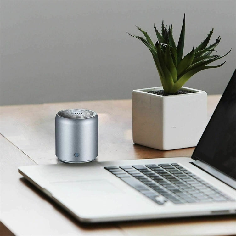EWA A107 TWS Portable Super Mini Subwoofer Water-resistant Bluetooth Speaker(Rose Gold)
