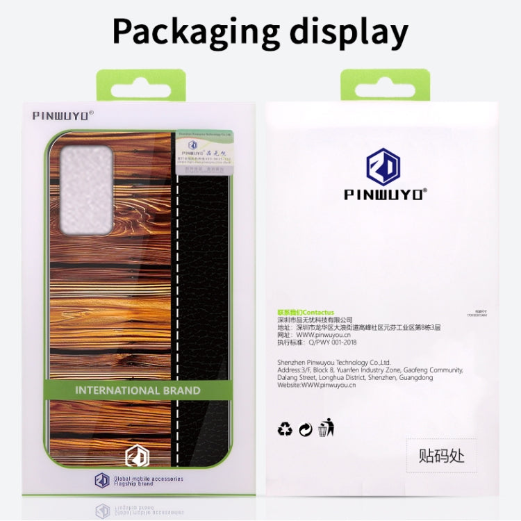 For Huawei P40 PINWUYO Pindun Series Slim 3D Flashing All-inclusive PC Case(Blue)