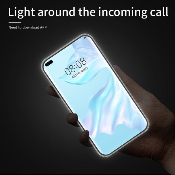 For Huawei P40 Pro PINWUYO Pindun Series Slim 3D Flashing All-inclusive PC Case(Blue)