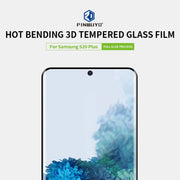 For Galaxy S20 Plus PINWUYO 9H 3D Hot Bending Tempered Glass Film(Black)