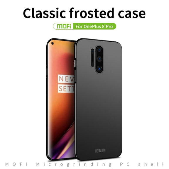 For  OnePlus 8 Pro MOFI Frosted PC Ultra-thin Hard Case(Black)