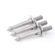 3PCS Professional Tripod Stainless Steel Foot Spikes - Other Accessories by FITTEST | Online Shopping South Africa | PMC TechLife | Buy Now Pay Later Mobicred
