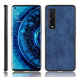 For Oppo Find X2 Pro Regular Version  Shockproof Sewing Cow Pattern Skin PC + PU + TPU Case(Blue) - OPPO Cases by PMC TechLife | Online Shopping South Africa | PMC TechLife | Buy Now Pay Later Mobicred