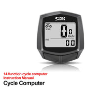 SUNDING SD-581A Bike Wired Computer Speedometer Odometer Cycling Bicycle Water-resistant Measurable Temperature Stopwatch