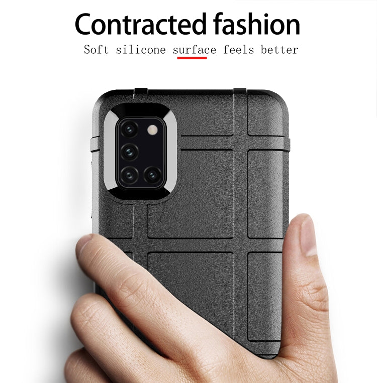 For Galaxy A31 Full Coverage Shockproof TPU Case(Black)
