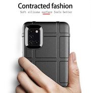 For Galaxy A31 Full Coverage Shockproof TPU Case(Black)