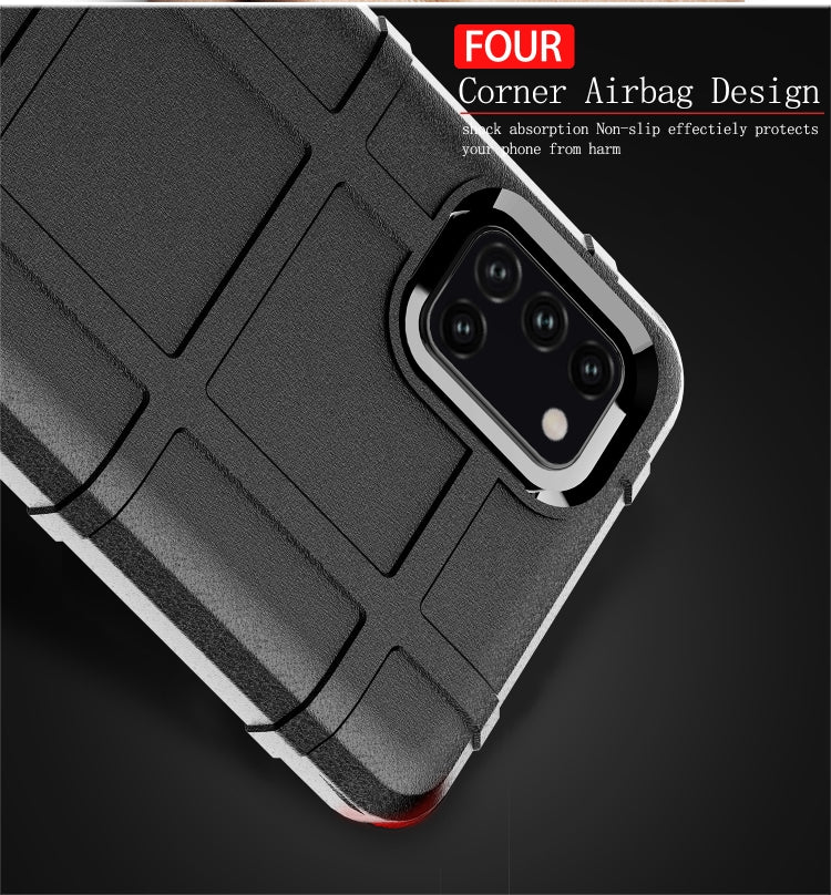 For Galaxy A31 Full Coverage Shockproof TPU Case(Black)