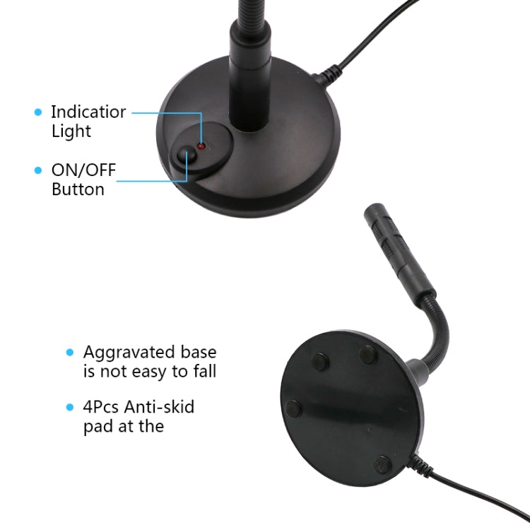 Mini Microphone Micro Voice Changer USB Gaming Condenser Microphone for Computer