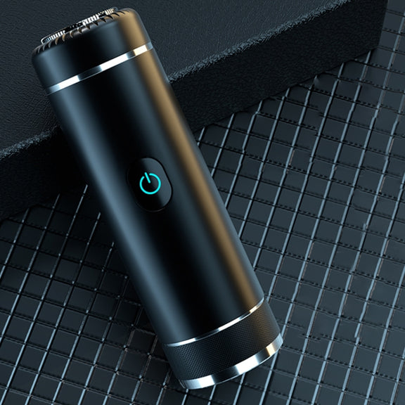 S1080 Mini Metal Turbo Electric Shaver Razor (Black)