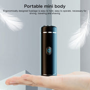 S1080 Mini Metal Turbo Electric Shaver Razor (Silver)