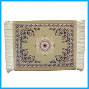 Mini Woven Rug Mat Retro Style Mouse Pad, Ramdom Color Delivery