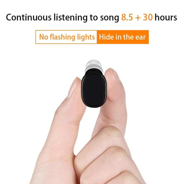 LESIRI X12 Bluetooth Headset Mini Wireless Earphone Portable USB Magnetic Charging Headset Sport Earbud Headset for iPhone(Rose Gold)