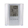 Transparent Desk Clock Pencil Holder Removable Desktop Table Digital Clock - Wall Clock by PMC TechLife | Online Shopping South Africa | PMC TechLife | Buy Now Pay Later Mobicred