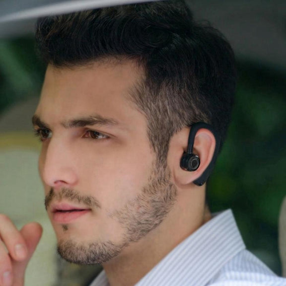 CIRCE K5 Handsfree Wireless Bluetooth Earphone Car Handsfree Bluetooth Headsets Phone Earphones with Mic(Black)