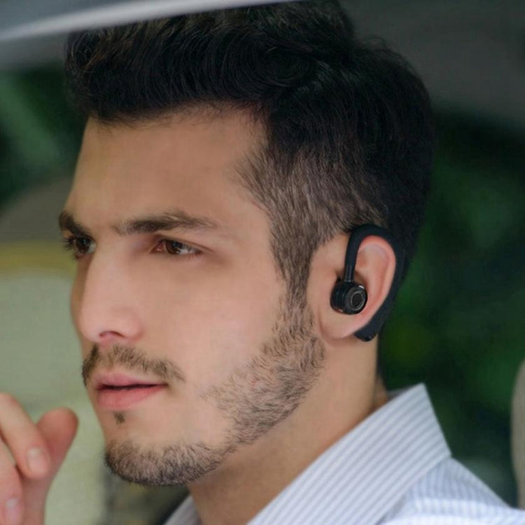 CIRCE K5 Handsfree Wireless Bluetooth Earphone Car Handsfree Bluetooth Headsets Phone Earphones with Mic(Black)