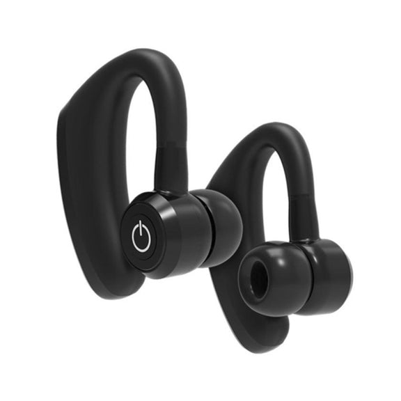 CIRCE K5 Handsfree Wireless Bluetooth Earphone Car Handsfree Bluetooth Headsets Phone Earphones with Mic(Black)