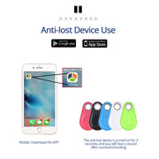 Keyfinder Wallet Dog Cat kids GPS locator anti lost keychain Smart Search Bluetooth Tracker Tag(Black)
