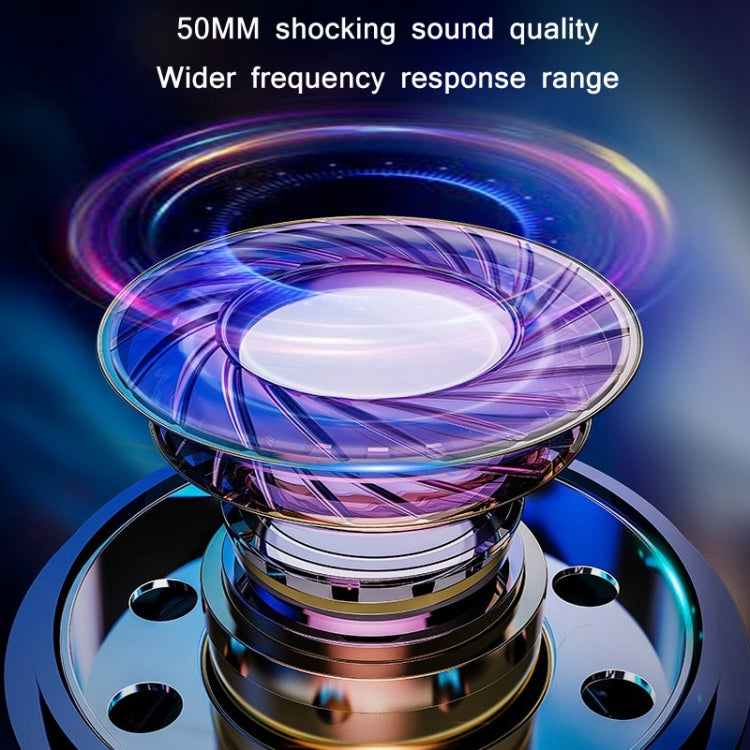 PANTSAN PSH-400 USB Computer Head-Mounted Luminous RGB Wired Headset, Specification:3.5mm Pink