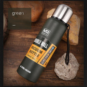 Outdoor Thermos Portable Large Capacity Insulated Cup, Capacity:1500ml(Green)