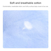 Baby Breathable Elephant Neck Cervical Pillow Anti-head Correction Head Shape Pillow(Blue)