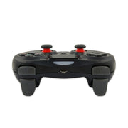 Rubberized Wireless Game Controller Bluetooth Handle for PS4 Host(Orange)