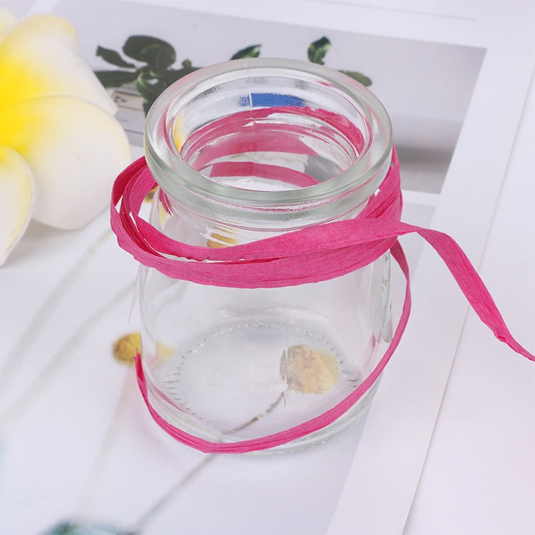 20M Paper Rope Raffia Ribbon Natural Lace Rope Gift Box Wrapping DIY Decoration(Pink)