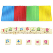 Montessori Early Learning Math Tools Digital Stick Children Kindergarten Teaching Aids(Magnetic Stickers)