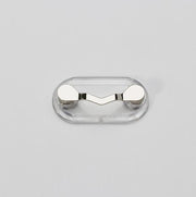 Magnetic Glasses Holder Magnetic Brooch Number Plate Headset Glasses Clip(Silver)