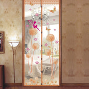 Summer Mosquito Curtain Magnetic Soft Screen Door Curtain, Size:90 x 210cm(Beige)