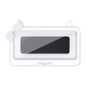 Bathroom Water-resistant Mobile Phone Holder Bathing Watch TV Removable Touch Screen Phone Case(White)