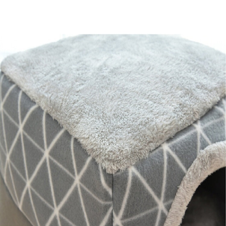 Cat Nest Capsule Four Seasons Universal Closed Cat Bed, Size:XL(Gray)