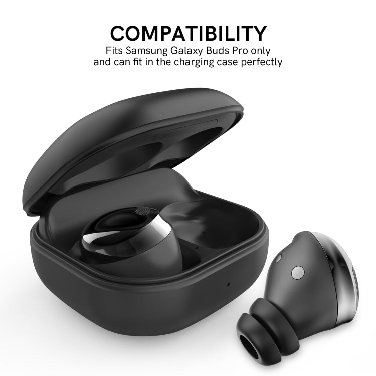 For Samsung Galaxy Buds Pro AhaStyle PT168 Silicone Earphone Earcups, Size:L(Black)